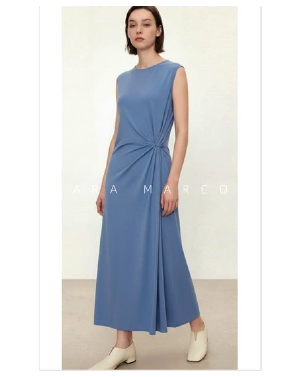 Cotton Nylon Stretch Twist Waist Dress product photo from Yinshan Fashion Dress Collection 2026