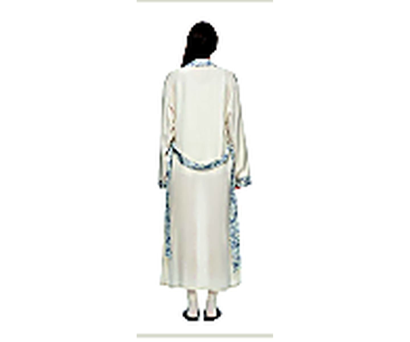 Soft Robe & Cami Lounge Set wearing and construction view 2