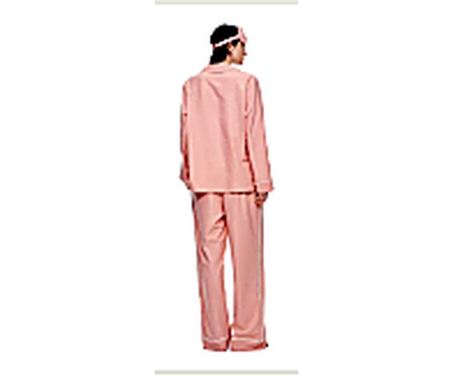 Relaxed Knit Lounge Set wearing and construction view 2