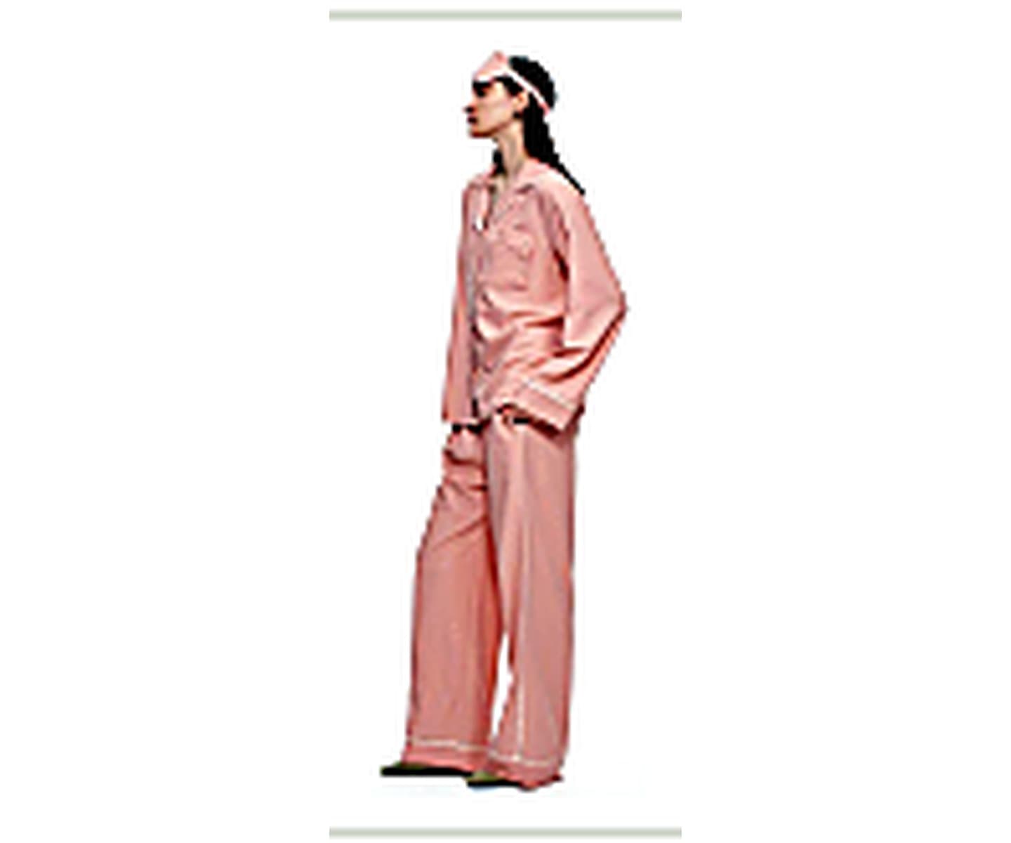 Relaxed Knit Lounge Set wearing and construction view 1