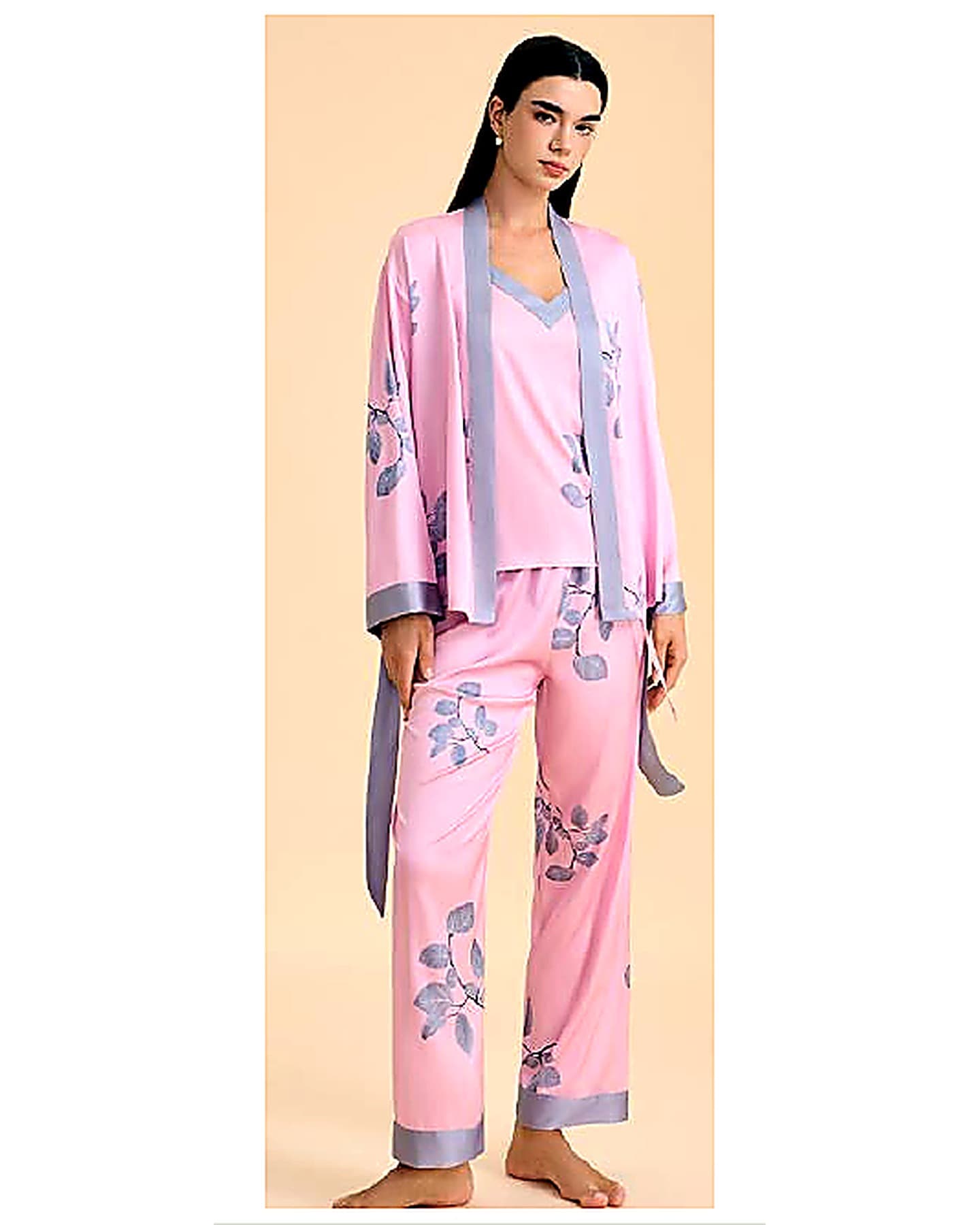 Pastel Floral Pajama Set pajamas and loungewear B2B development reference image