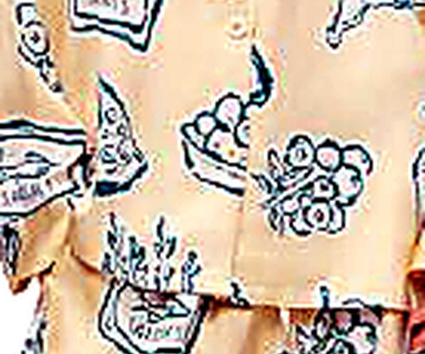 Silk Viscose Printed Pajama Set fabric development image 1