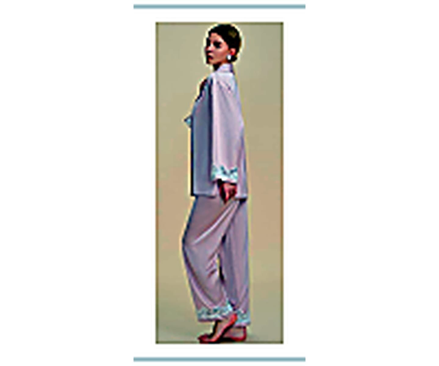 Blush Easy Lounge Set wearing and construction view 1