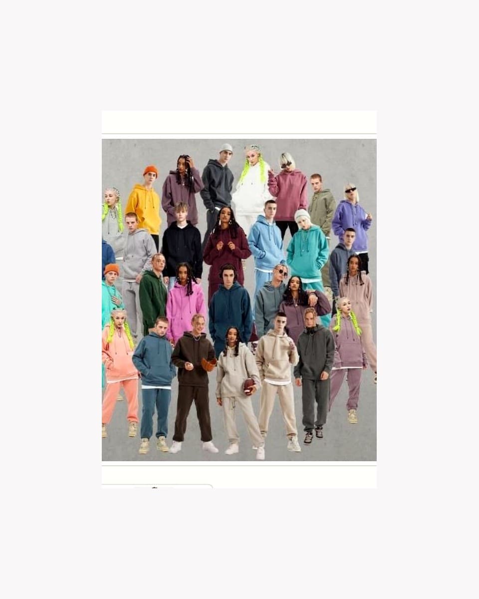 Oversized Color Hoodie product reference for custom casual fashion manufacturing