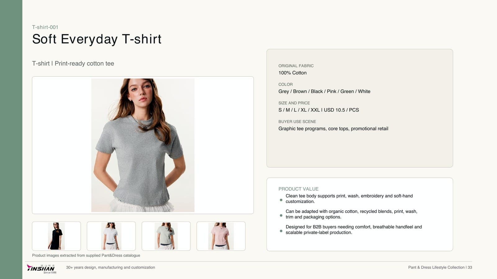 Soft Everyday T-shirt main development reference