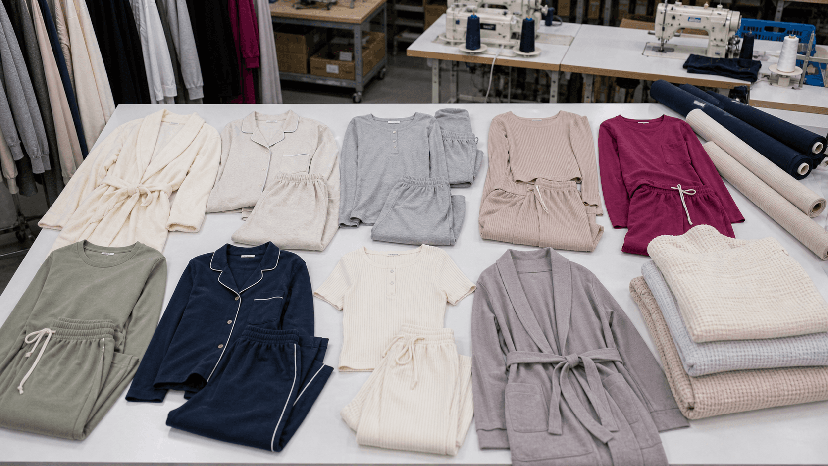 Robe Premium Detail Style product sample for fashion apparel manufacturing