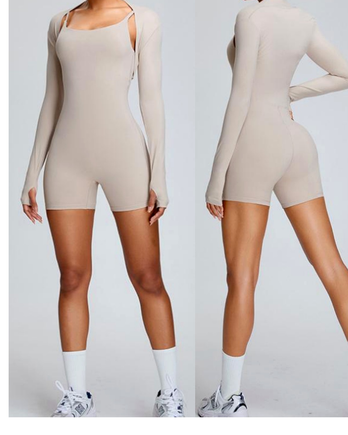 Long Sleeve Seamless Romper product reference from Yinshan Activewear Performance Collection V2