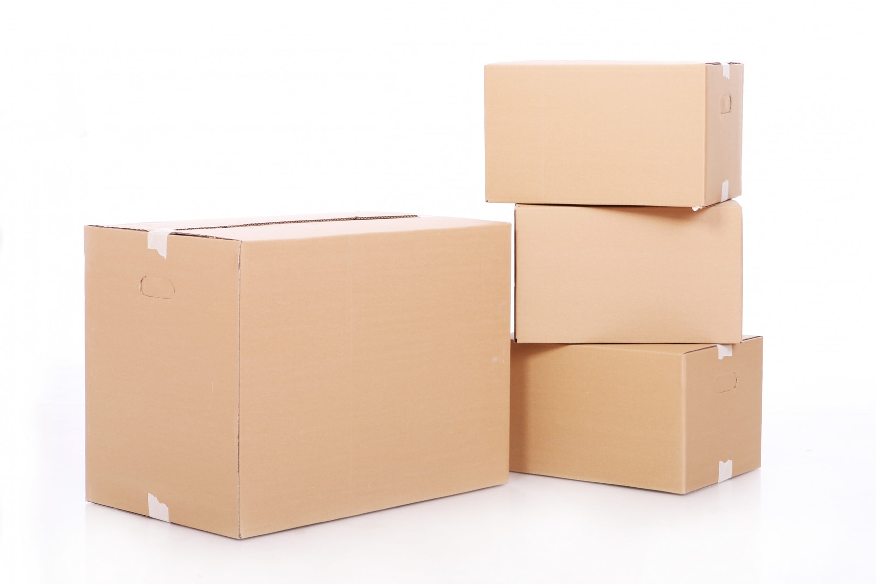 Unmarked corrugated shipping cartons ready for buyer-defined carton marks, quantities and receiving instructions