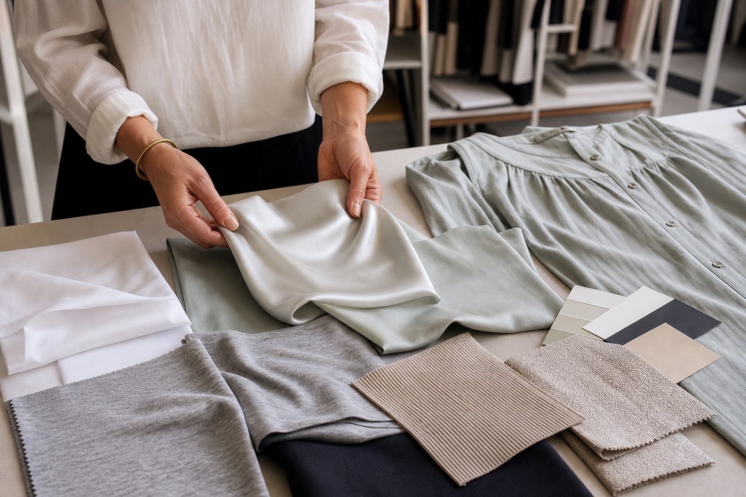 How to Choose Fabric for a Fashion Collection Before Sampling