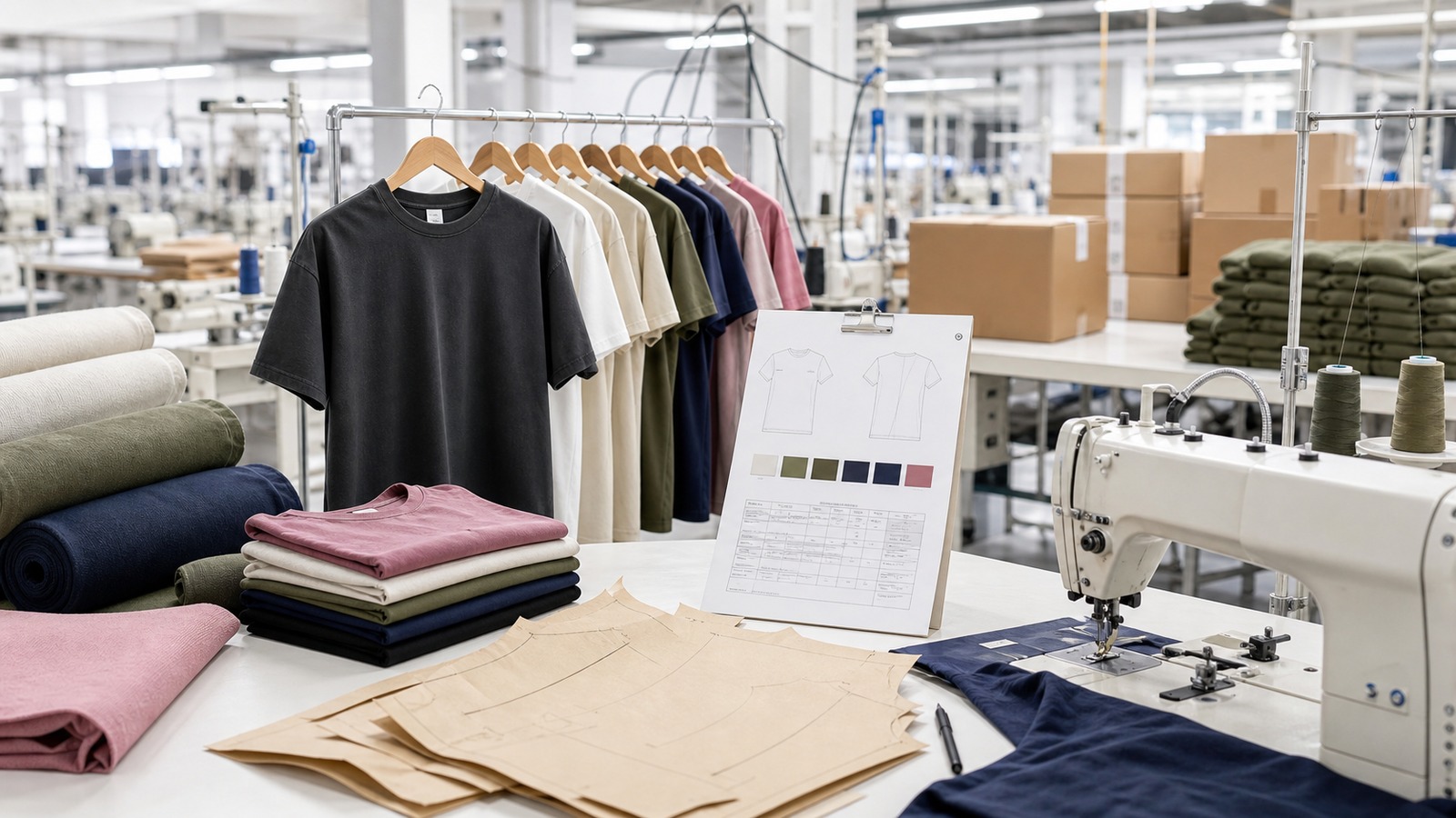 Producción OEM/ODM de moda: pasos de la idea al pedido bulk