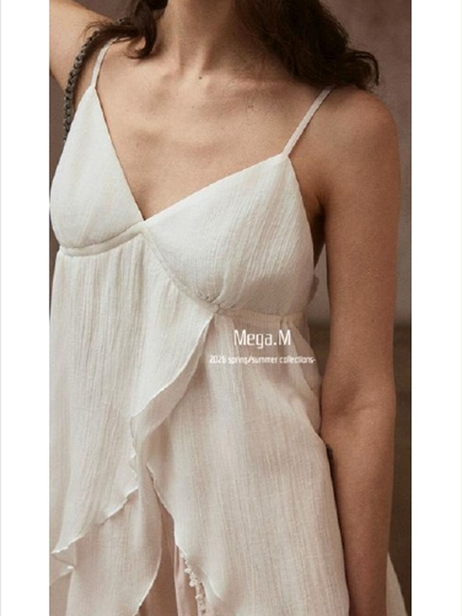 Lyocell Tie-Front Cami Blouse product photo from Yinshan Blouse Collection 2026