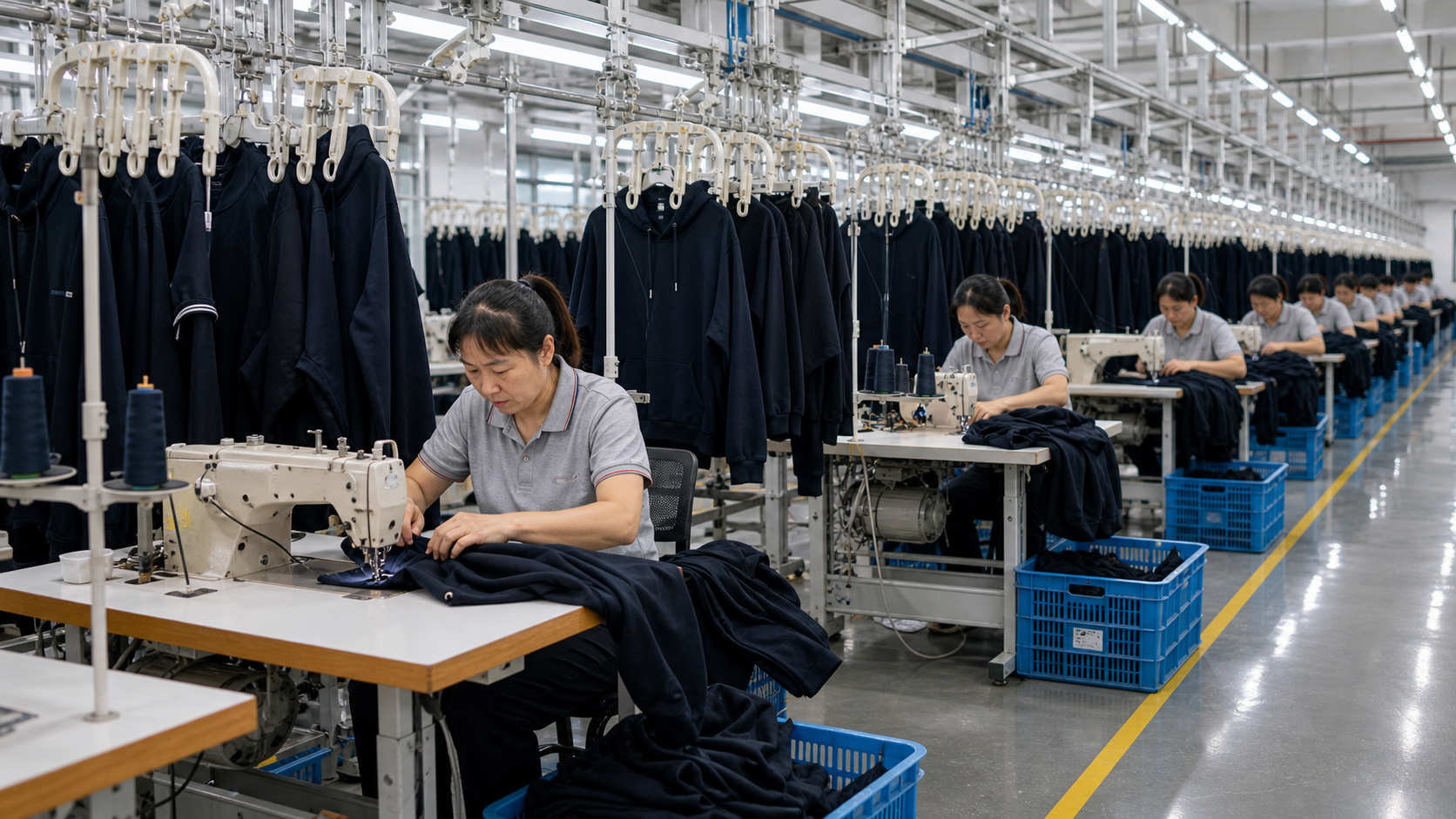 Organized production capacity for fashion orders