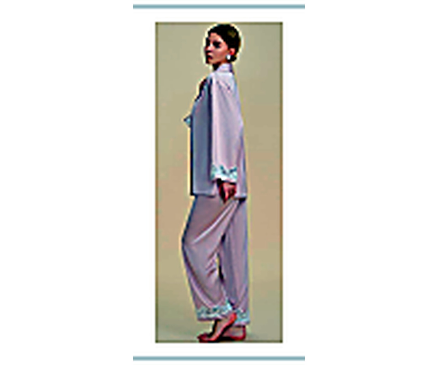 Blush Easy Lounge Set wearing and construction view 1