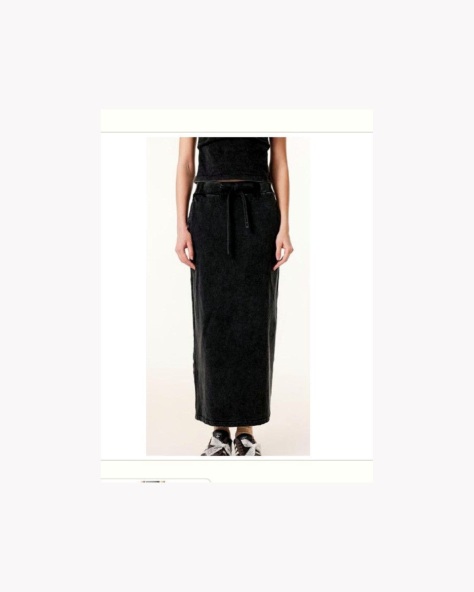 Straight Knit Midi Skirt product reference for custom casual fashion manufacturing