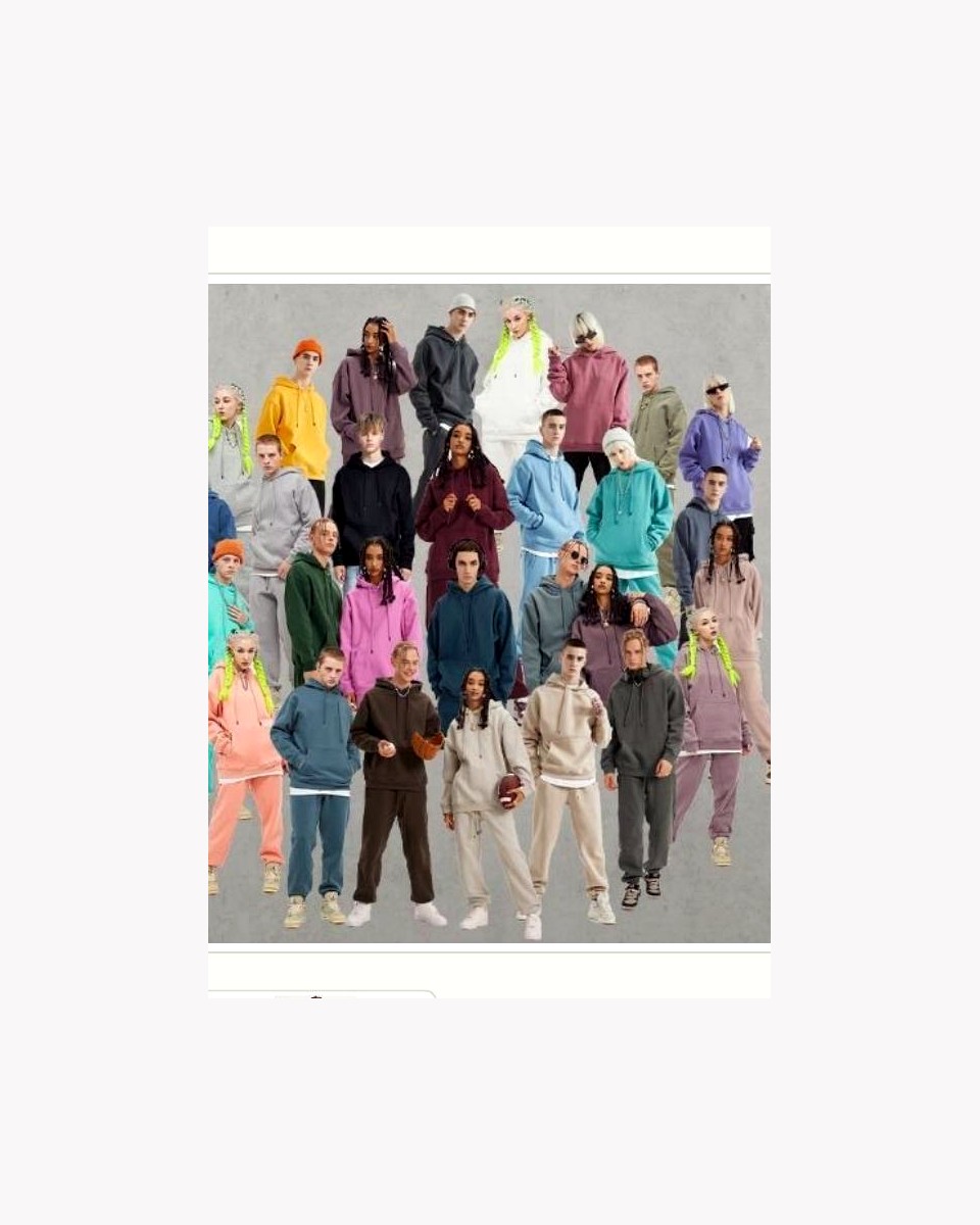 Oversized Color Hoodie product reference for custom casual fashion manufacturing