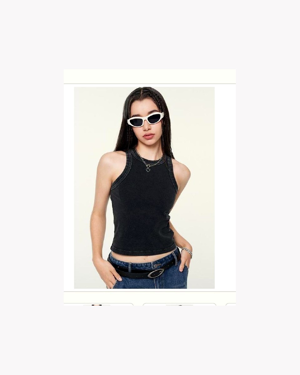 Soft Rib Tank Vest product reference for custom casual fashion manufacturing