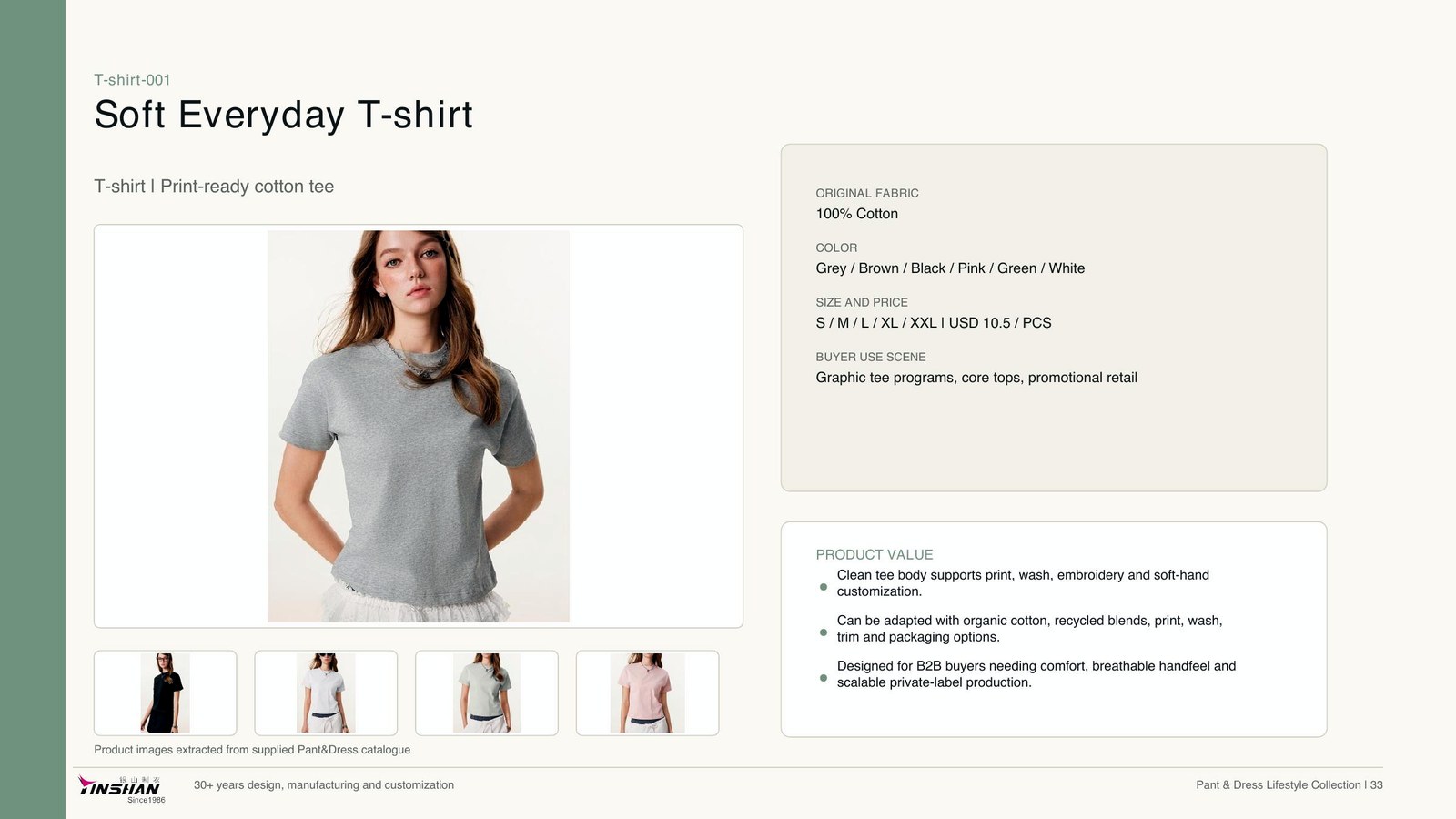 Soft Everyday T-shirt main development reference