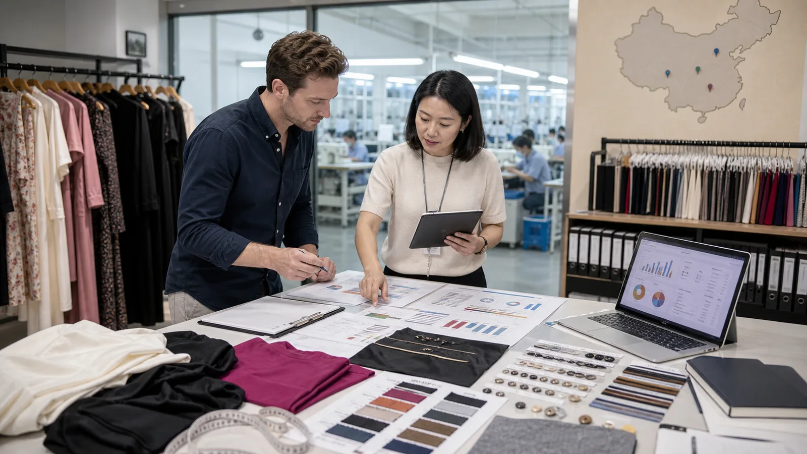 Yinshan Fashion sourcing discussion for fashion manufacturing solutions