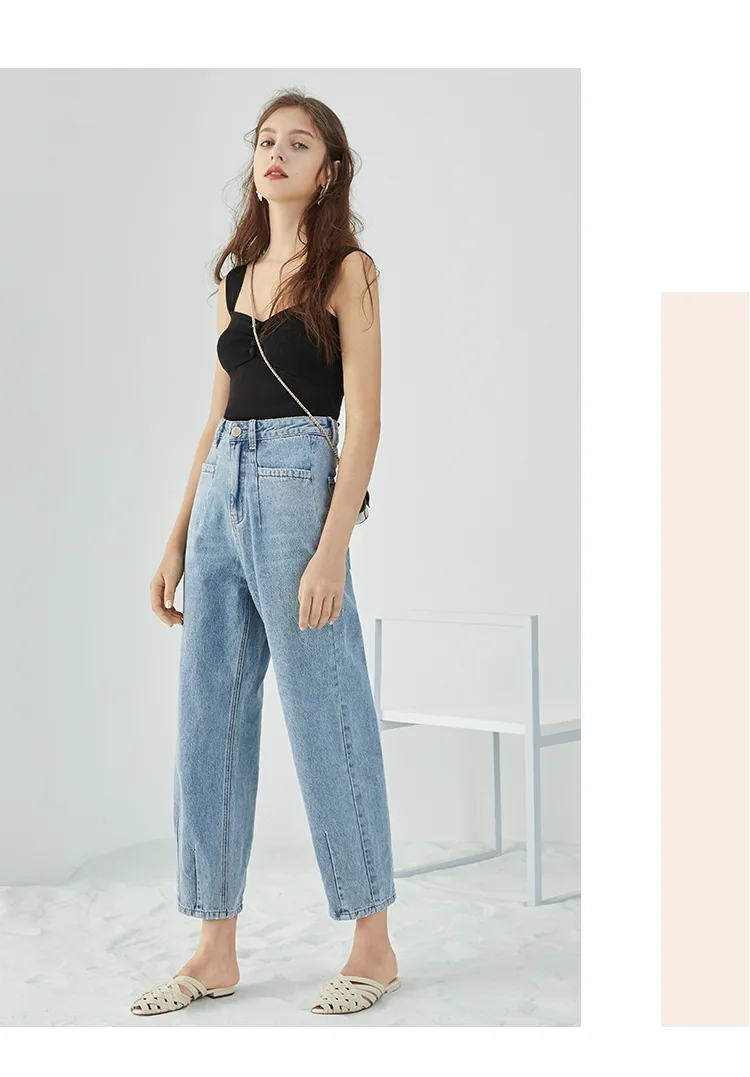 FKN-10 Button-Front Knit Camisole wearing and construction view 1