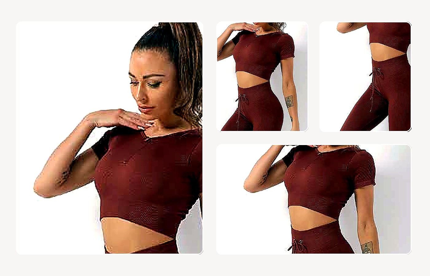 Long Sleeve Seamless Capsule wearing and construction view 1
