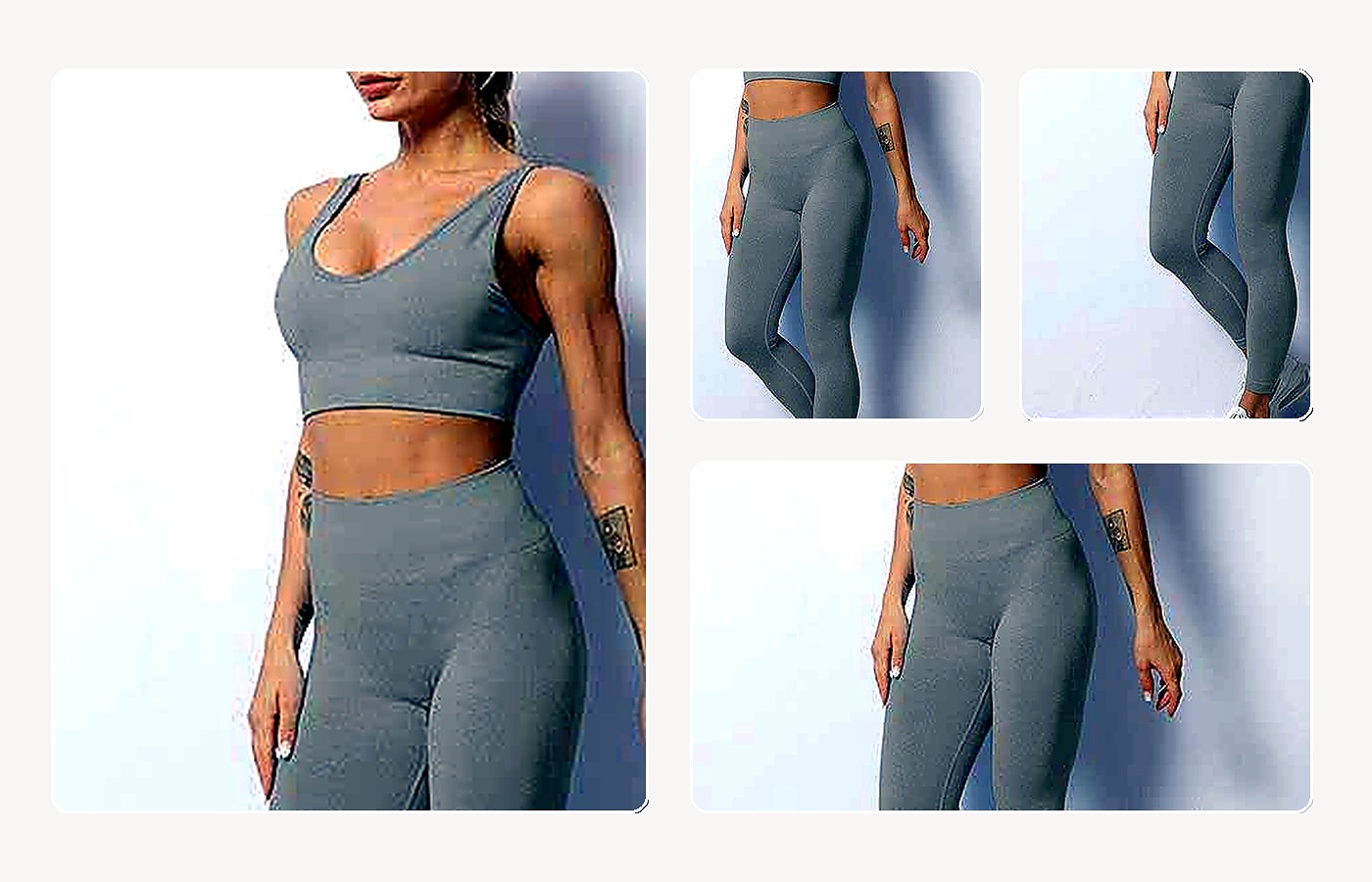Color Seamless Training Set wearing and construction view 1
