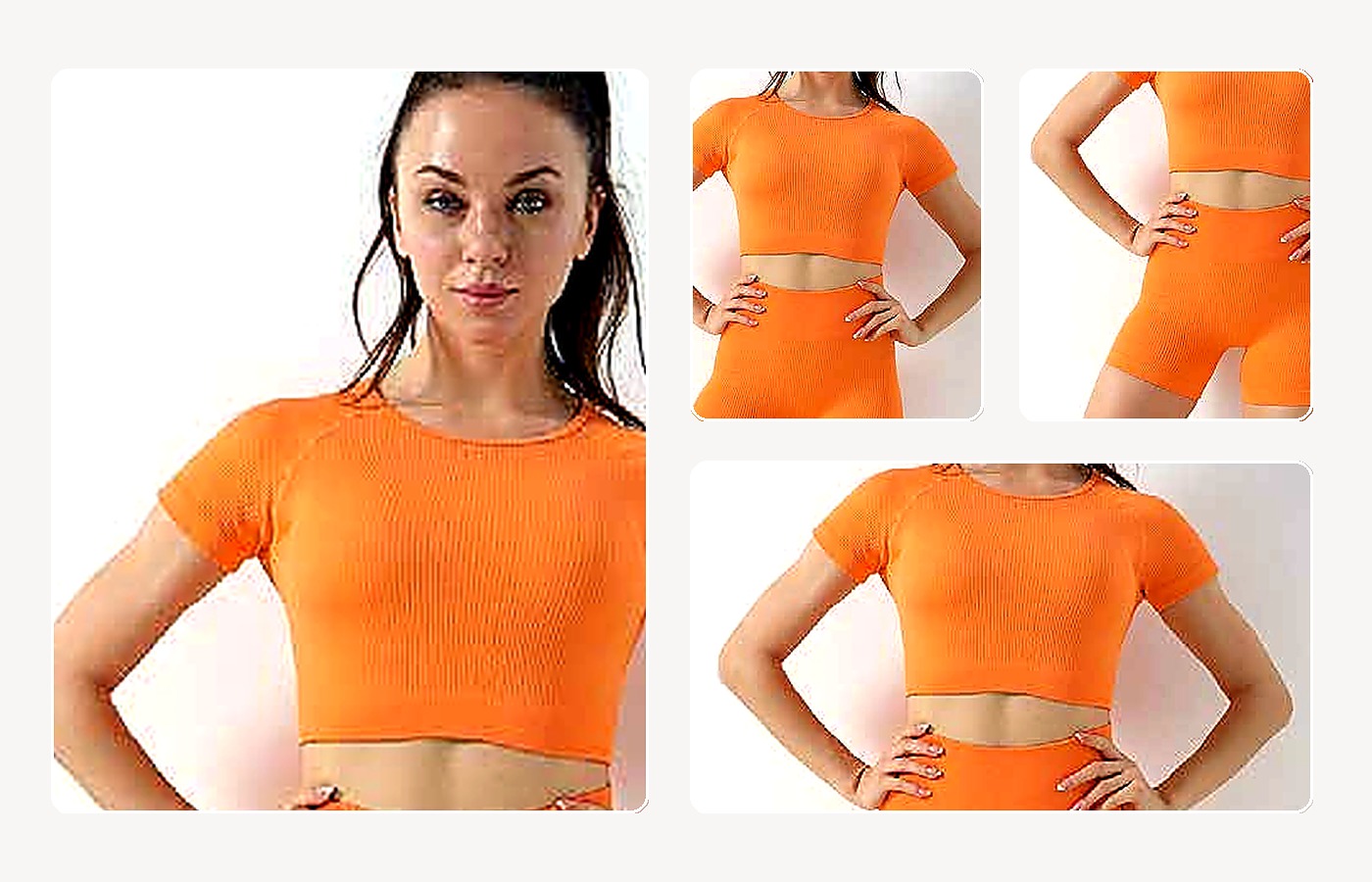 Bright Color Sports Set wearing and construction view 1