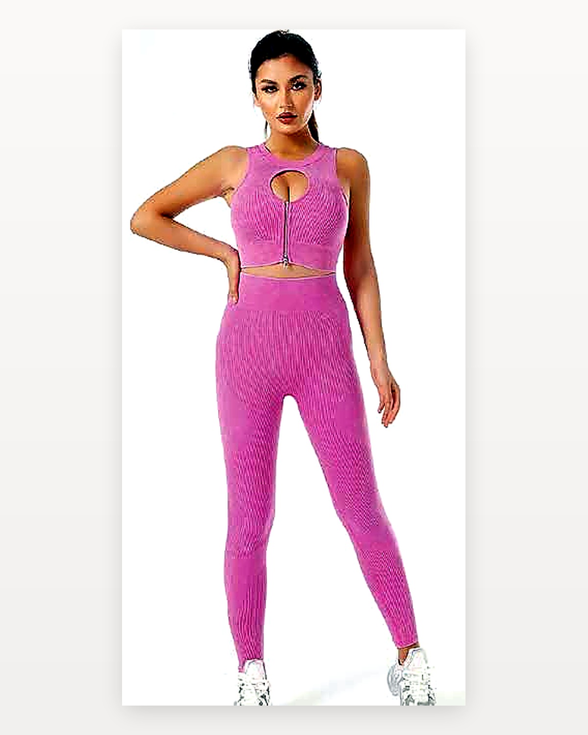 Seamless Full Active Set seamless activewear product reference for Yinshan B2B development