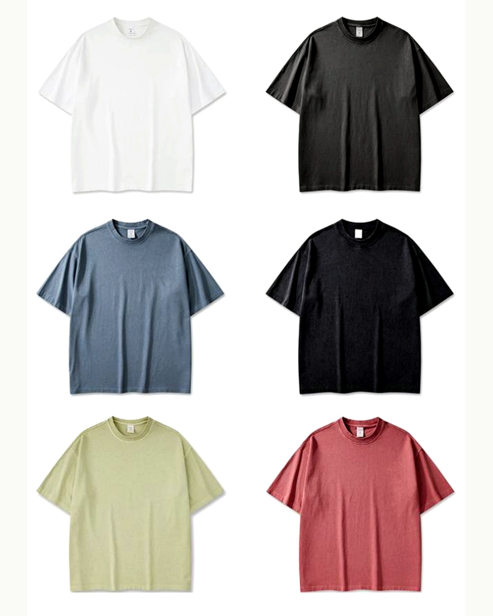 Heavy Washed Oversized Tee ST-T01 heavy streetwear OEM ODM product reference image