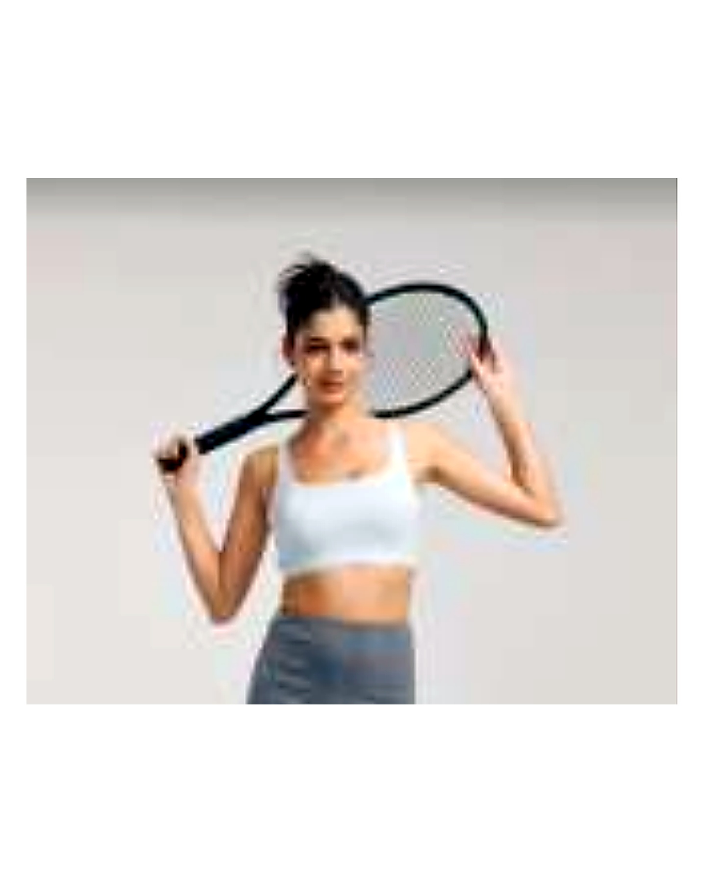 Custom Yoga Sports Bra DWB115007 wearing and construction view 2