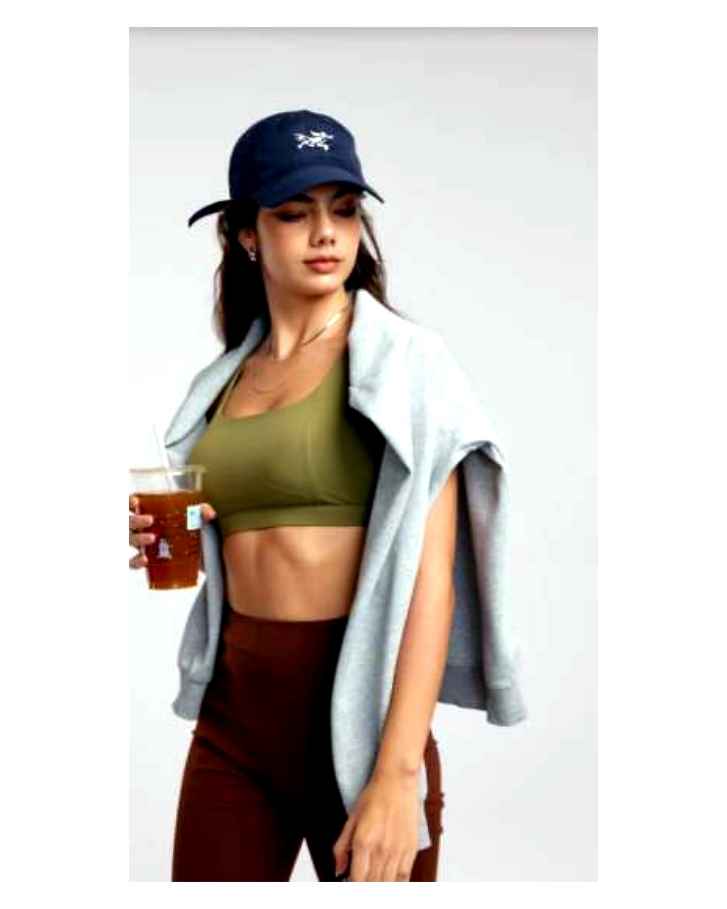 Custom yoga sports bra sample for active fashion development