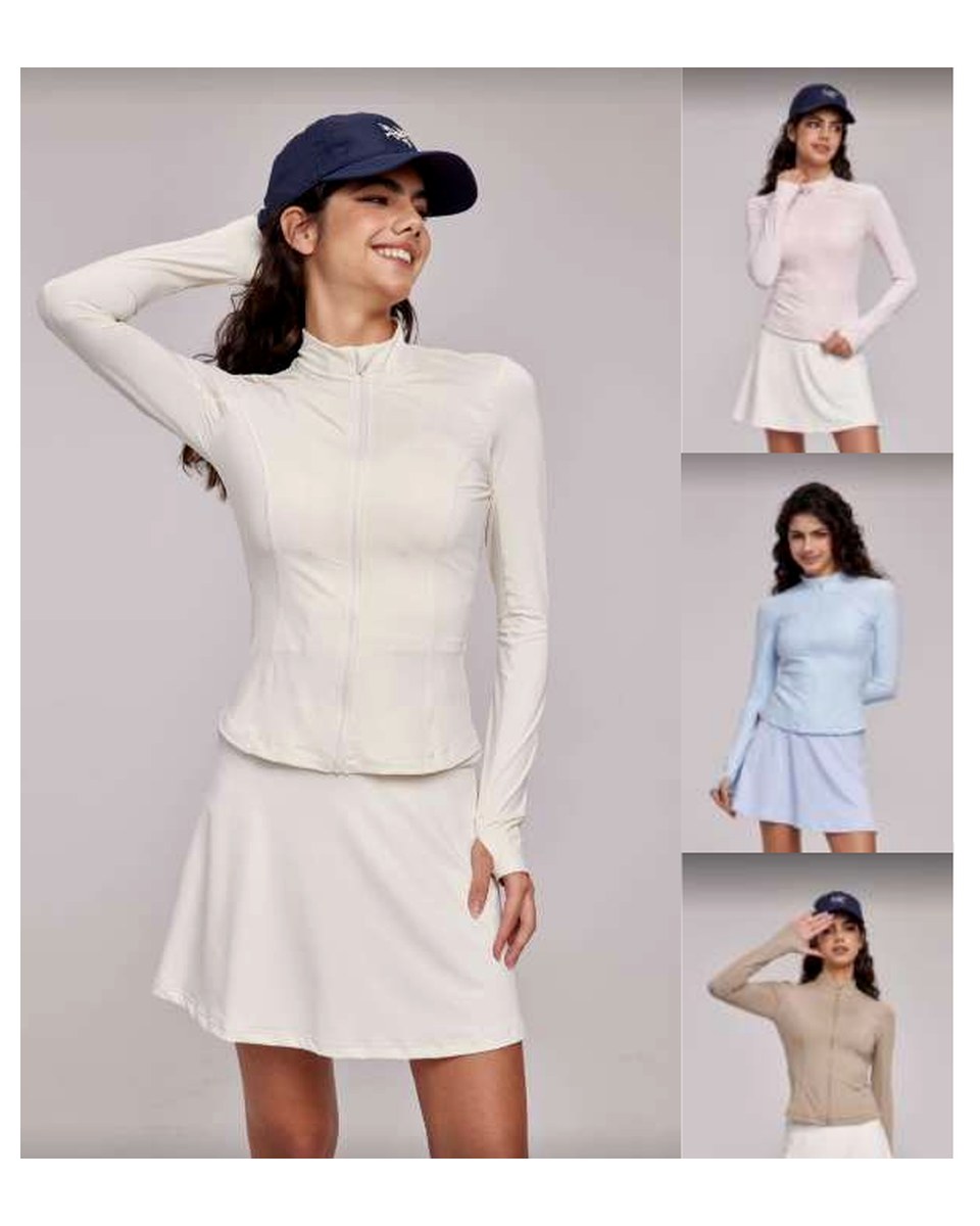 Custom Long-Sleeve Active Top DWN115080 activewear development reference image