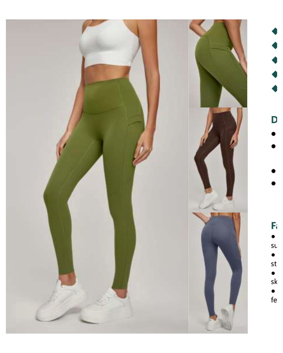Custom Active Bottom DWP115092 activewear development reference image