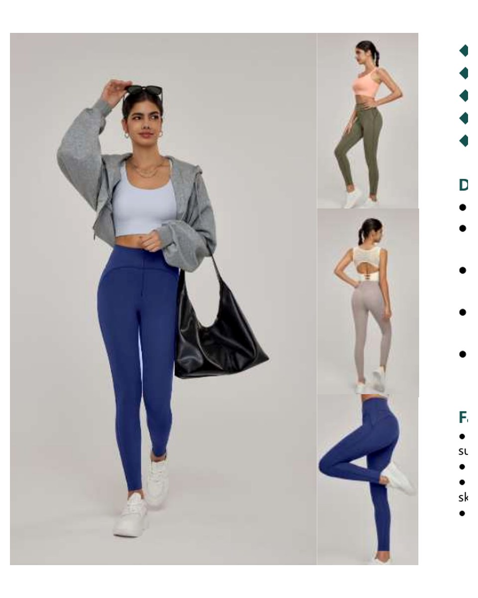 Custom Active Bottom DWP115109 activewear development reference image