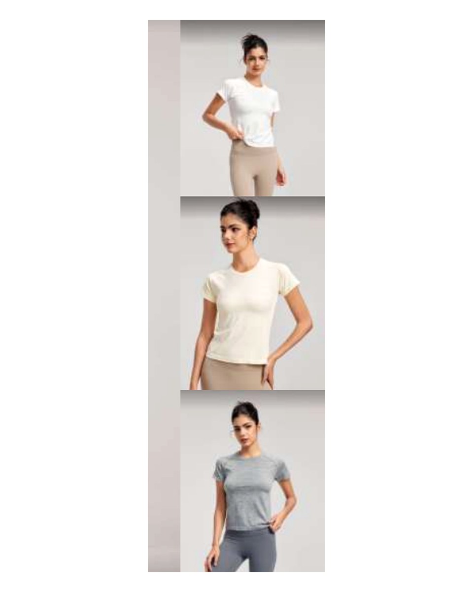 Custom Yoga Top DWY115015 wearing and construction view 1