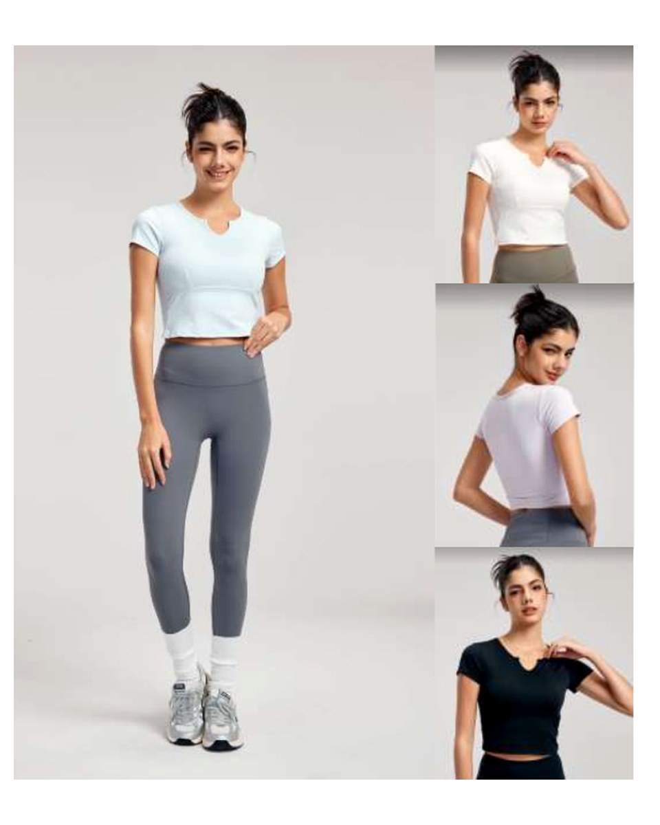 Custom Yoga Top DWY115018 activewear development reference image