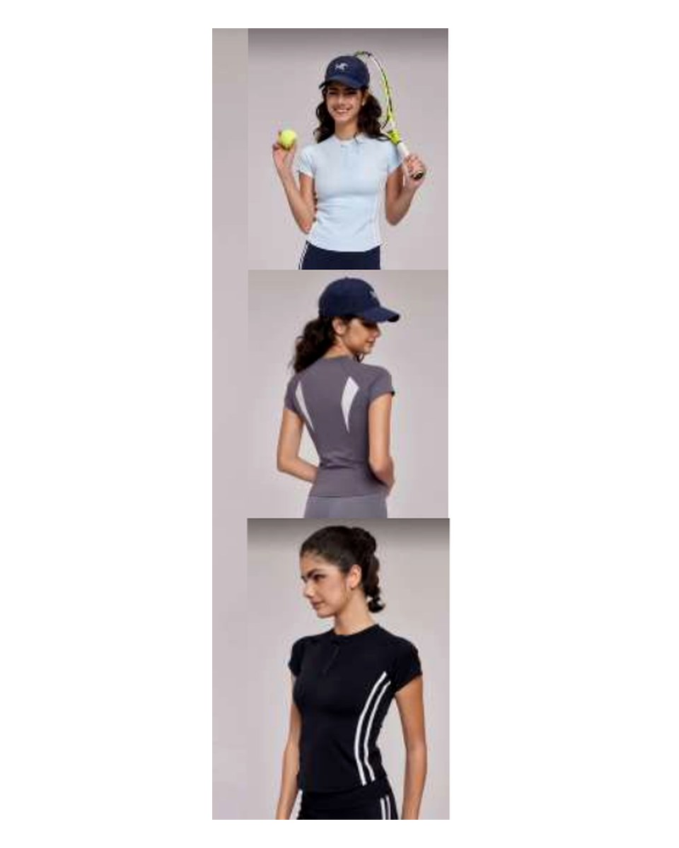 Custom Yoga Top DWY115030 wearing and construction view 1