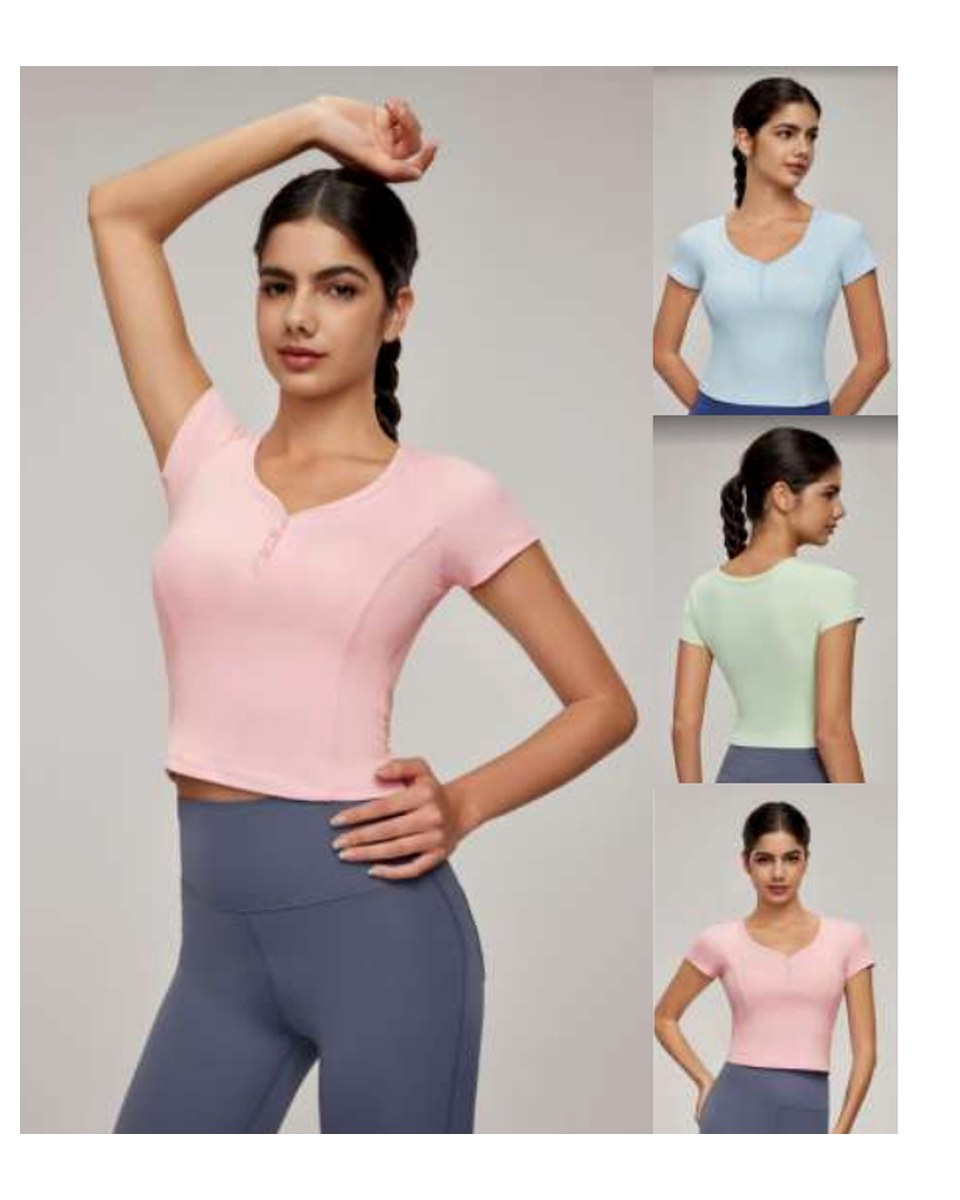Custom Yoga Top DWY115118 activewear development reference image