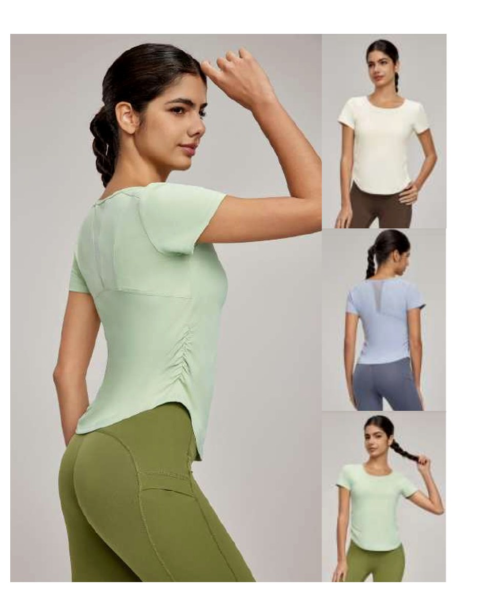 Custom Yoga Top DWY115119 activewear development reference image